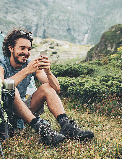 Hunting for treasures with Geocaching !