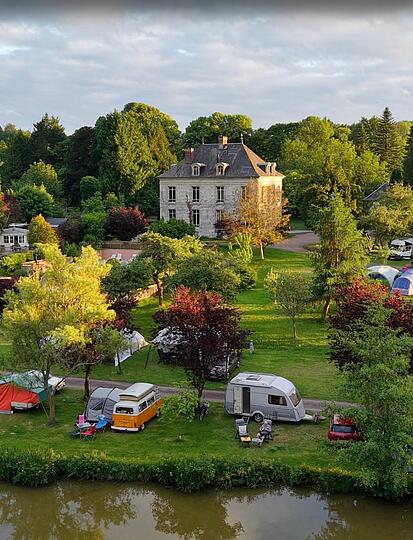 The chicken supreme with Vallée d’Auge sauce from camping Le Brévedent